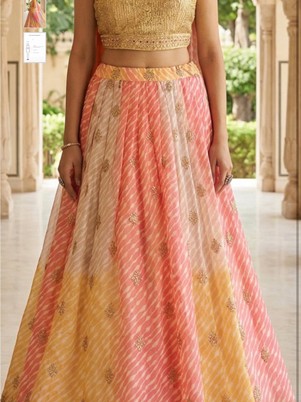 Rair sequin embroidered Lehenga A-Line Skirt
